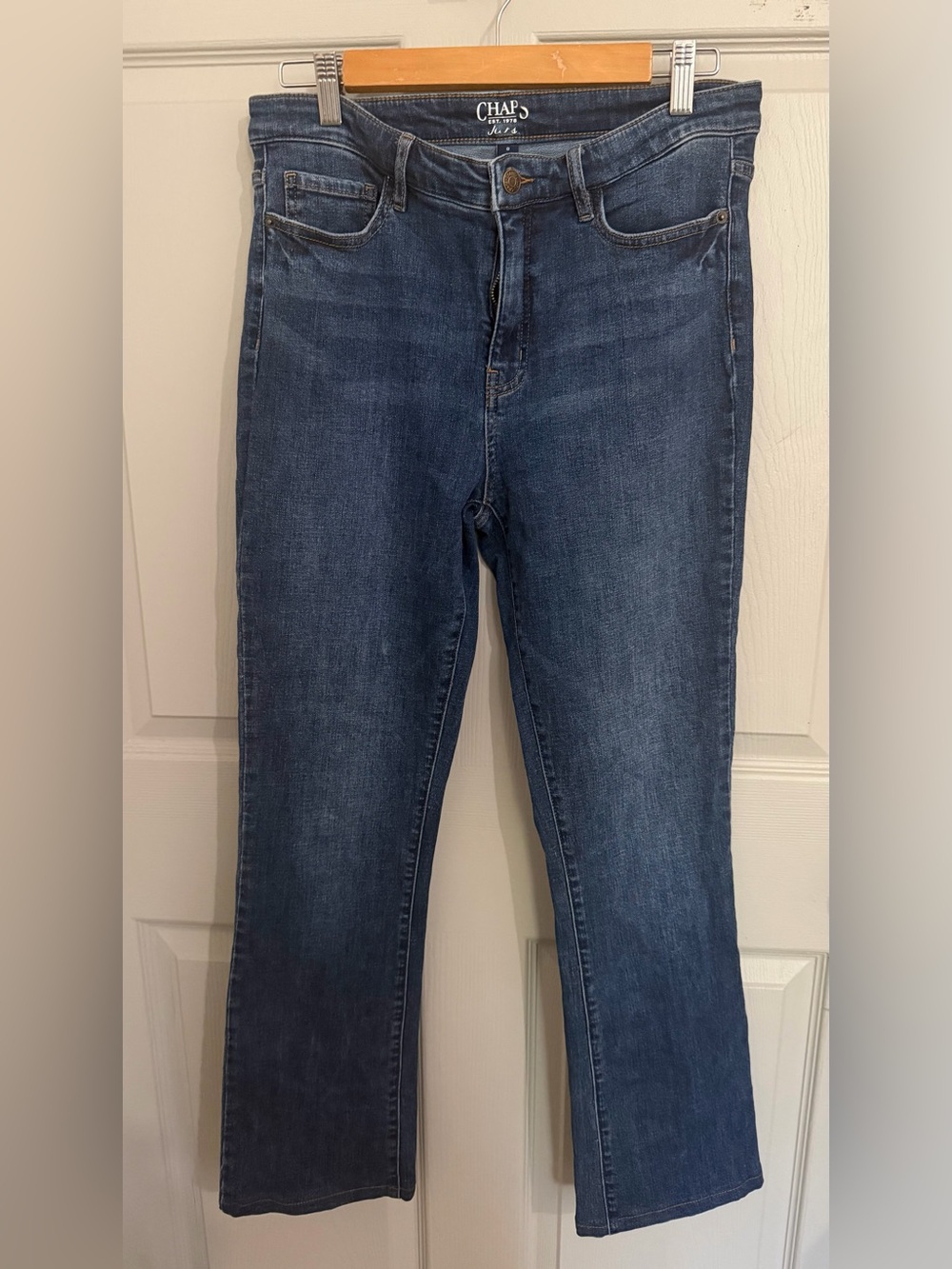 Chaps Dark Blue Straight Leg Jeans